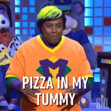 Pizza In My Tummy Kenan Thompson GIF - Pizza In My Tummy Kenan Thompson Saturday Night Live GIFs