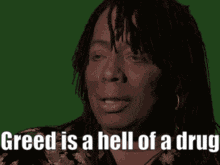 Rick James Greed GIF - Rick James Greed Greed Is A Hell Of A Drug GIFs