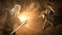 Casting Fire Magic Geralt Of Rivia GIF - Casting Fire Magic Geralt Of Rivia The Witcher GIFs