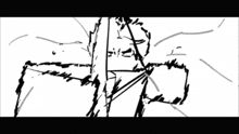 a black and white background with a brush stroke pattern