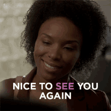 Nice To See You Again Emily GIF - Nice To See You Again Emily Diggstown GIFs