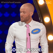 Good Answer Daryl GIF - Good Answer Daryl Family Feud Canada GIFs