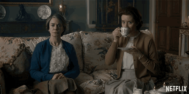 sipping-tea-claire-foy.gif