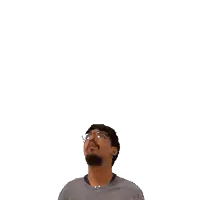 a man looks up at the number 20