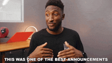 This Was One Of The Best Announcements Marques Brownlee GIF - This Was One Of The Best Announcements Marques Brownlee This Was Among The Top Announcements GIFs
