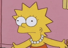 a close up of a cartoon character wearing a necklace