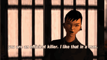 Gtagif Gta One Liners GIF - Gtagif Gta One Liners You Are An Efficient Killer I Like That In A Man GIFs