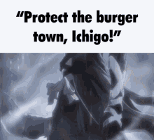 Ichigo Burger GIF - Ichigo Burger Protect The Burger Town GIFs