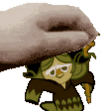 matcha matcha cookie tada cookie run headpat matcha matcha cookie tada cookie run headpat