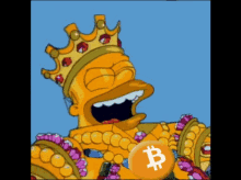 Bitcoin King GIF - Bitcoin King Homer GIFs