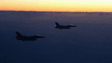 F-16 Sunset Haf GIF