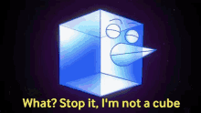 Im Not A Cube Dhmis GIF - Im Not A Cube Not A Cube Dhmis GIFs