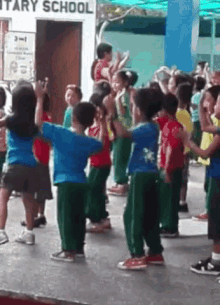 Kids Dancing Waving Arms GIF - Kids Dancing Waving Arms Hyper GIFs