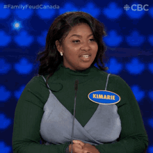 Laughing Kimarie GIF - Laughing Kimarie Family Feud Canada GIFs