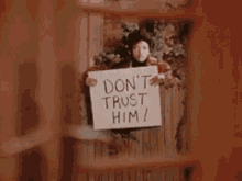 Watch Out Girl Dont Trust Him GIF - Watch Out Girl Dont Trust Him Sign GIFs