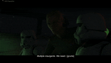 a screenshot of a video game with a man saying initiate protocols erase the data banks