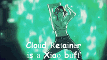 Xiakari Cloud Retainer Is A Xiao Buff GIF - Xiakari Cloud Retainer Is A Xiao Buff Xiao Buff GIFs