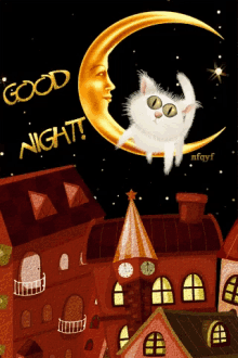 Goodnight Cat GIF - Goodnight Cat GIFs