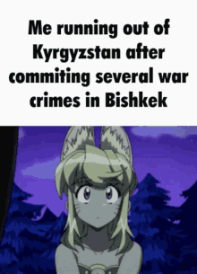 bishkek liru war crime anime furry