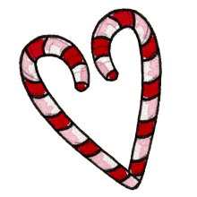 merry christmas candy cane greetings