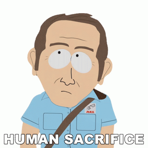 Human Sacrifice South Park Sticker - Human Sacrifice South Park S12E2 -  Discover & Share GIFs