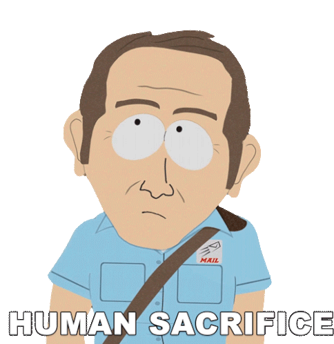 Human Sacrifice South Park Sticker - Human Sacrifice South Park S12e2 Stickers