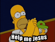 Helpmejesus Jesushelpme GIF - Helpmejesus Jesushelpme Homer Simpson GIFs