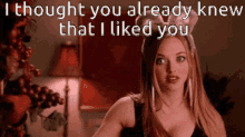 Thought You Already Knew That I Liked You Duh GIF - Thought You Already Knew That I Liked You Duh Mean Girls GIFs