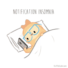 Insomnia Insomniac GIF - Insomnia Insomniac Notifications GIFs