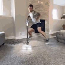 Aggressively Vacuuming Daniel Labelle GIF