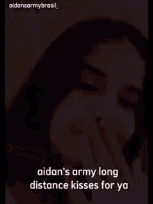 Kiss Aidan Aidans Army Kiss GIF - Kiss Aidan Aidans Army Kiss Love Aidan GIFs