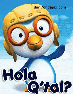 Penguin Hola GIF - Penguin Hola - Discover & Share GIFs