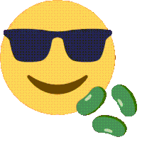 Cool Cool Beans Sticker