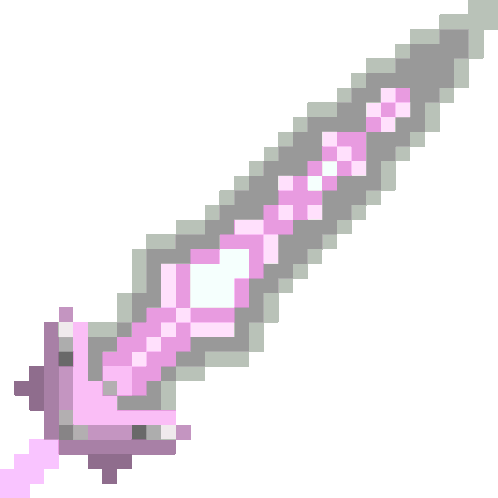 Pixel Sword Sticker - Pixel Sword Stickers