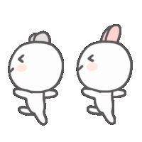 Fast White Sticker - Fast White Rabbit Stickers