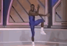 80s aerobics running spandex booty