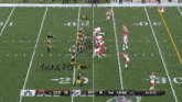 a football game is being played on a field with the word pit on it