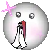 a cartoon smiley face with a surprised look on it 's face .