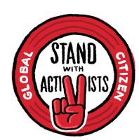Activists Citizen Of The World Sticker - Activists Citizen Of The World Protest Stickers