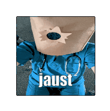 Jaust Jaunty Faust Sticker - Jaust Jaunty Faust Faust Stickers