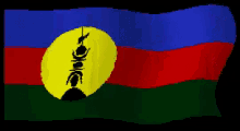 New Caledonia Flag GIF