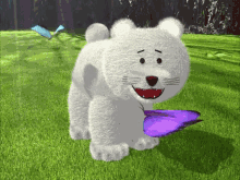 Teddy Bear Pooky GIF - Teddy Bear Pooky Butterfly GIFs