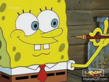 Paint Brush Spongebob GIF - Paint Brush Spongebob GIFs