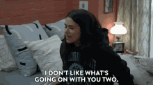 Not Into It GIF - Broad City I Dont Like Whats Going On With You Two I Dont Like It GIFs