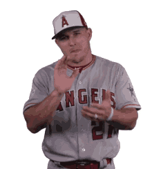 mike trout los angeles angels clap clapping bravo