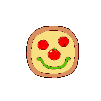 Pizza Tower Pizza Face Sticker - Pizza Tower Pizza Face Stickers
