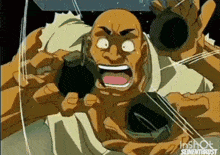 Anime Punch Nuts GIF - Anime Punch Nuts Rapid GIFs