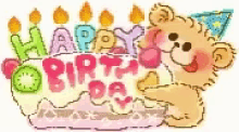Happy Birthday Greetings GIF - Happy Birthday Greetings Bear Huggs GIFs