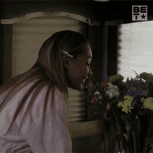 Smelling Flowers Laila James GIF - Smelling Flowers Laila James Games People Play GIFs