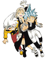 a group of cartoon characters with the word soul on their head